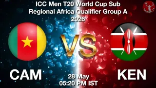 CAM vs KEN - ICC Men