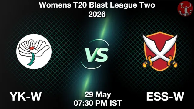 YK-W vs ESS-W Match Previews and Cricket Tips