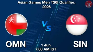 OMN vs SIN - Asian Games