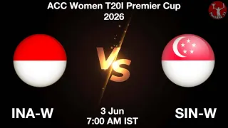 INA-W vs SIN-W - ACC Women