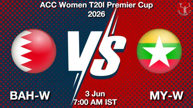 BAH-W vs MY-W Match Previews and Cricket Tips