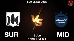 SUR vs MID Match Preview, Picture