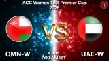 OMN-W vs UAE-W Dream11 Prediction - <small>Thu, 04 Jun 07:00 AM IST</small>