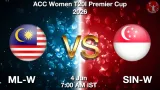 ML-W vs SIN-W Dream11 Prediction - <small>Thu, 04 Jun 07:00 AM IST</small>