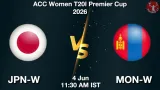 JPN-W vs MON-W Dream11 Prediction - <small>Thu, 04 Jun 11:30 AM IST</small>