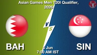 BAH vs SIN - Asian Games