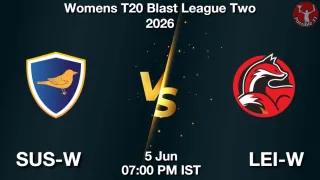SUS-W vs LEI-W - Womens T20