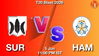 SUR vs HAM - T20 Blast