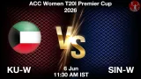KU-W vs SIN-W Dream11 Prediction - <small>Sat, 06 Jun 11:30 AM IST</small>