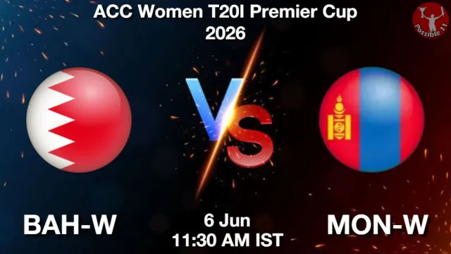 BAH-W vs MON-W Match Previews and Cricket Tips