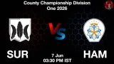 SUR vs HAM Dream11 Prediction, Preview & Updates - <small>Sun, 07 Jun 03:30 PM IST</small>