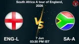 ENG-L vs SA-A Dream11 Prediction - <small>Sun, 07 Jun 03:30 PM IST</small>