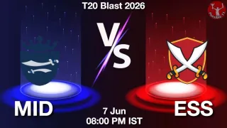 MID vs ESS - T20 Blast