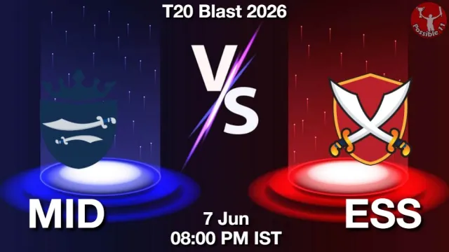 MID vs ESS Match Previews and Cricket Tips
