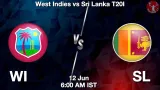 WI vs SL Dream11 Prediction, Preview & Updates - <small>Fri, 12 Jun 06:00 AM IST</small>