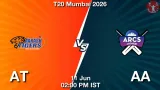 AT vs AA Dream11 Prediction, Preview & Updates - <small>Thu, 11 Jun 02:00 PM IST</small>