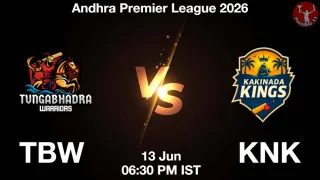TBW vs KNK TBW vs KNK - Andhra Premier