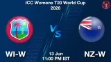 WI-W vs NZ-W Dream11 Prediction - <small>Sat, 13 Jun 11:00 PM IST</small>