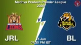 JRL vs BL Dream11 Prediction, Preview & Updates - <small>Mon, 15 Jun 07:30 PM IST</small>