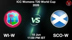 WI-W vs SCO-W Match Preview, Picture