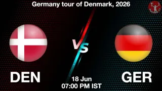 DEN vs GER - Germany tour