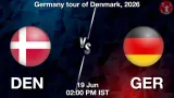 DEN vs GER Dream11 Prediction, Preview & Updates - <small>Fri, 19 Jun 02:00 PM IST</small>