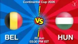 BEL vs HUN Dream11 Prediction, Preview & Updates - <small>Sat, 20 Jun 03:30 PM IST</small>