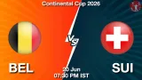 BEL vs SUI Dream11 Prediction, Preview & Updates - <small>Sat, 20 Jun 07:30 PM IST</small>
