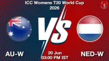 AU-W vs NED-W Dream11 Prediction - <small>Sat, 20 Jun 03:00 PM IST</small>