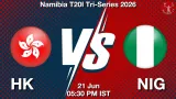 HK vs NIG Dream11 Prediction, Preview & Updates - <small>Sun, 21 Jun 05:30 PM IST</small>