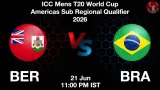 BER vs BRA Dream11 Prediction, Preview & Updates - <small>Sun, 21 Jun 11:00 PM IST</small>