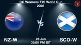 NZ-W vs SCO-W Dream11 Prediction - <small>Tue, 23 Jun 03:00 PM IST</small>