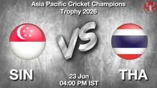 SIN vs THA - Asia Pacific