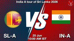 SL-A vs IN-A Match Preview, Picture