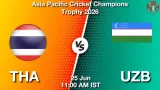 THA vs UZB Dream11 Prediction, Preview & Updates - <small>Thu, 25 Jun 11:00 AM IST</small>