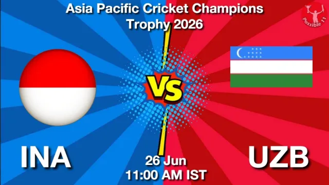 INA vs UZB Match Previews and Cricket Tips