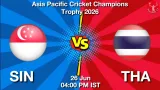 SIN vs THA Dream11 Prediction, Preview & Updates - <small>Fri, 26 Jun 04:00 PM IST</small>