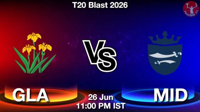GLA vs MID Match Previews and Cricket Tips