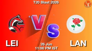 LEI vs LAN - T20 Blast