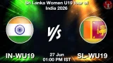 IN-WU19 vs SL-WU19 Dream11 Prediction - <small>Sat, 27 Jun 01:00 PM IST</small>