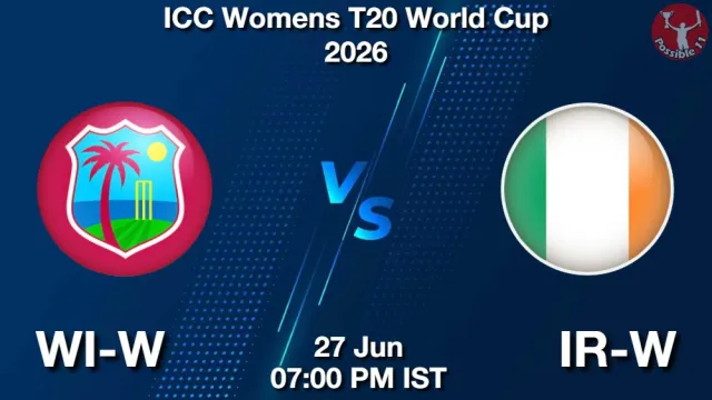 WI-W vs IR-W Match Previews and Cricket Tips