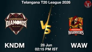KNDM vs WAW - Telangana T20