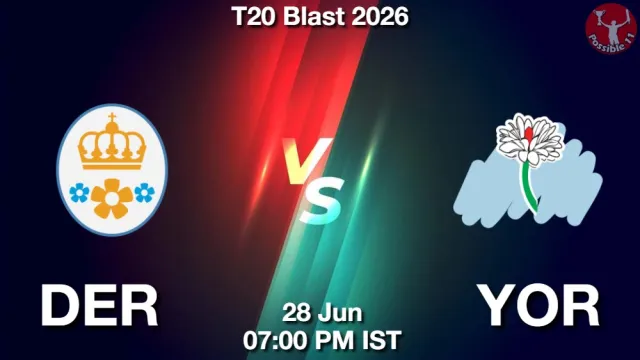 DER vs YOR Match Previews and Cricket Tips