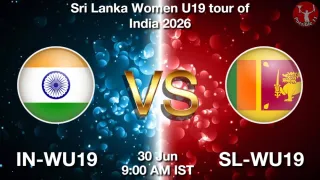 IN-WU19 vs SL-WU19 - Sri Lanka