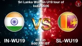IN-WU19 vs SL-WU19 Dream11 Prediction - <small>Tue, 30 Jun 09:00 AM IST</small>