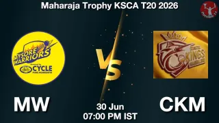 MW vs CKM - Maharaja Trophy
