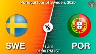 SWE vs POR - Portugal tour