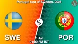 SWE vs POR Dream11 Prediction, Preview & Updates - <small>Wed, 01 Jul 01:00 PM IST</small>