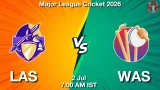 LAS vs WAS Dream11 Prediction, Preview & Updates - <small>Thu, 02 Jul 07:00 AM IST</small>