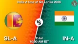 SL-A vs IN-A Dream11 Prediction - <small>Thu, 02 Jul 10:00 AM IST</small>